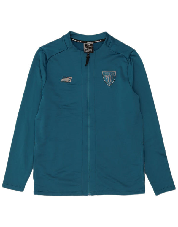 New Balance Mens Athletic Club Bilbao Treino Top Jaqueta Grande Azul