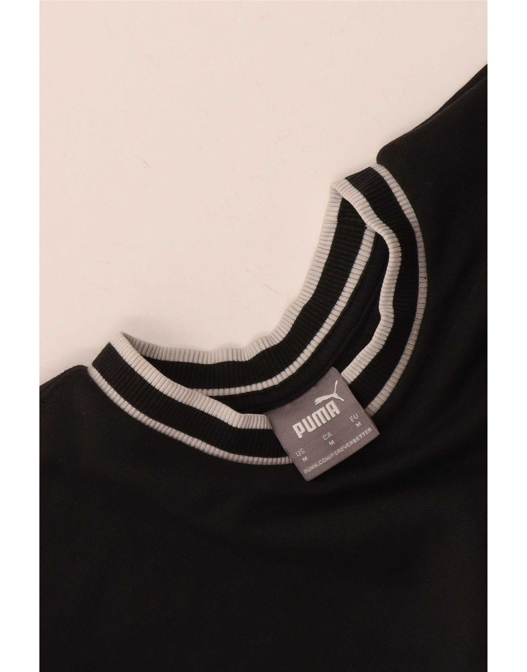 Puma Mens Graphic Moletom Jumper Médio Preto Esportes