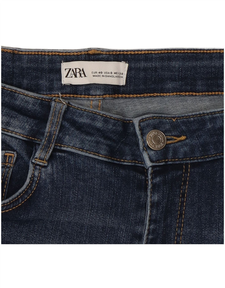Zara Jeans Skinny Feminino EU 40 Médio W30 L27 Azul