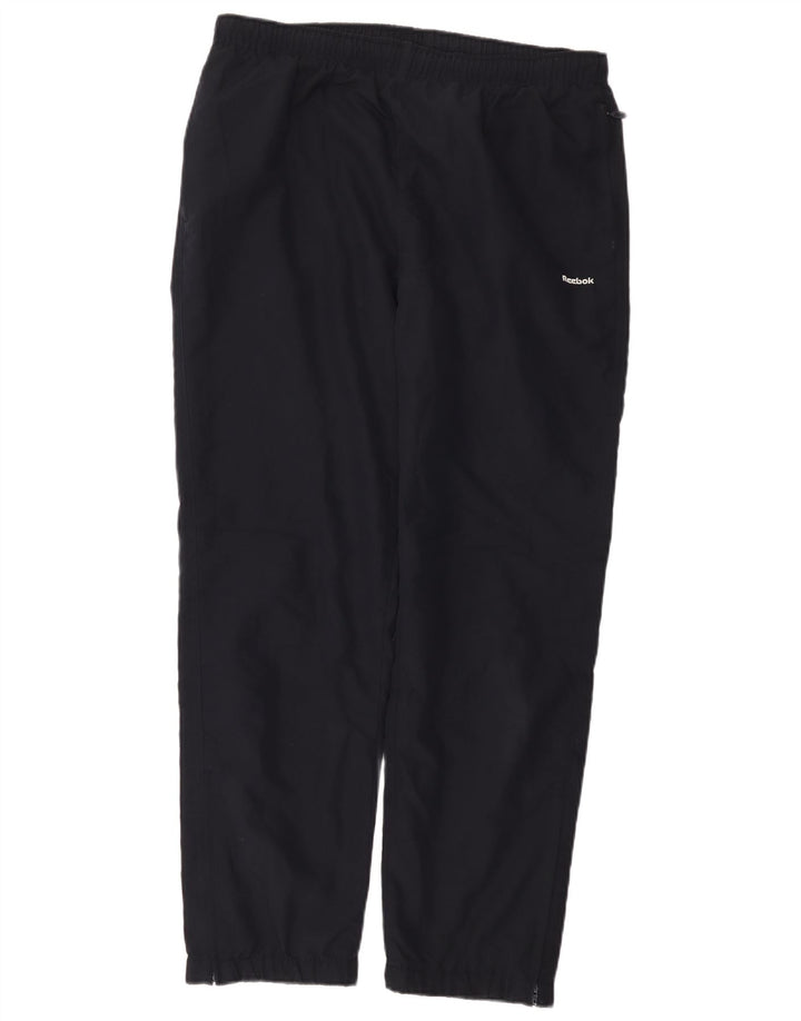Calça de treino masculina Reebok médio azul marinho poliéster