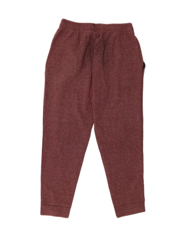 Adidas Mens Calças de treino Joggers Médio Borgonha Flecked Algodão