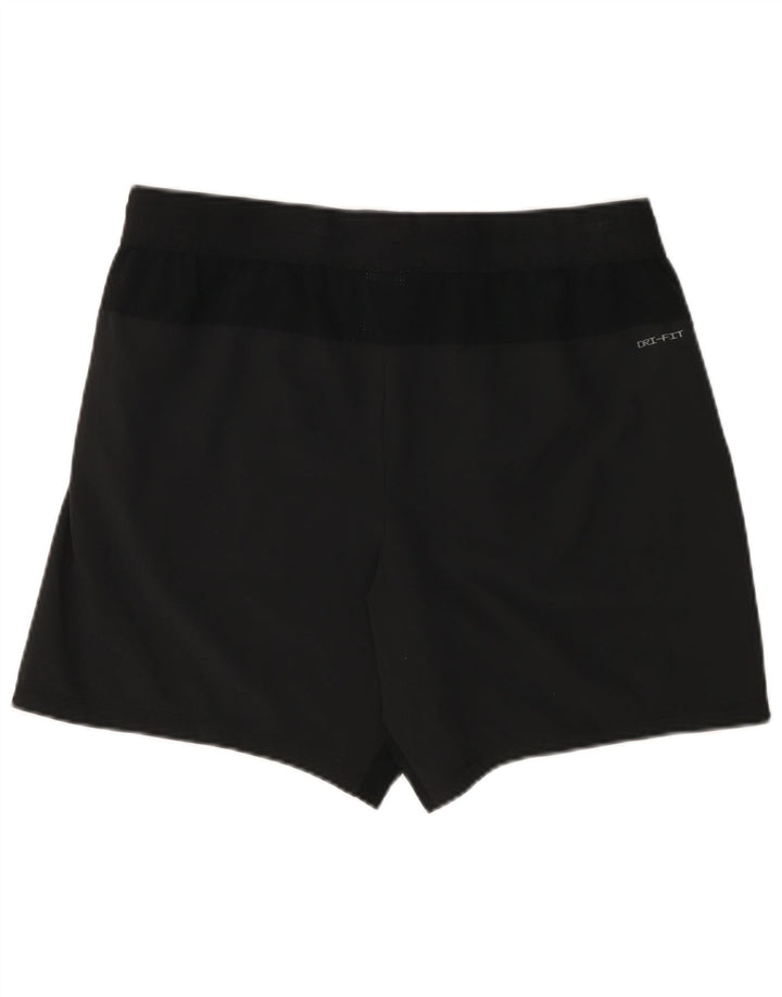 Shorts esportivos femininos NIKE Dri Fit UK 18 XL preto poliéster