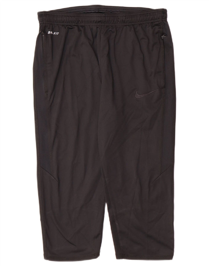 Bermuda esportiva masculina Nike Dri Fit bermuda média preta poliéster