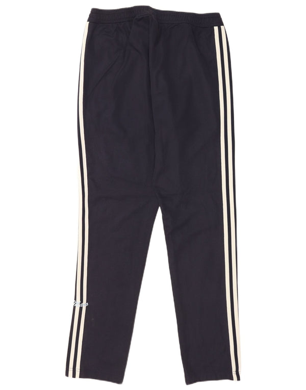 Calça esportiva masculina Adidas Graphic, grande, azul marinho, algodão