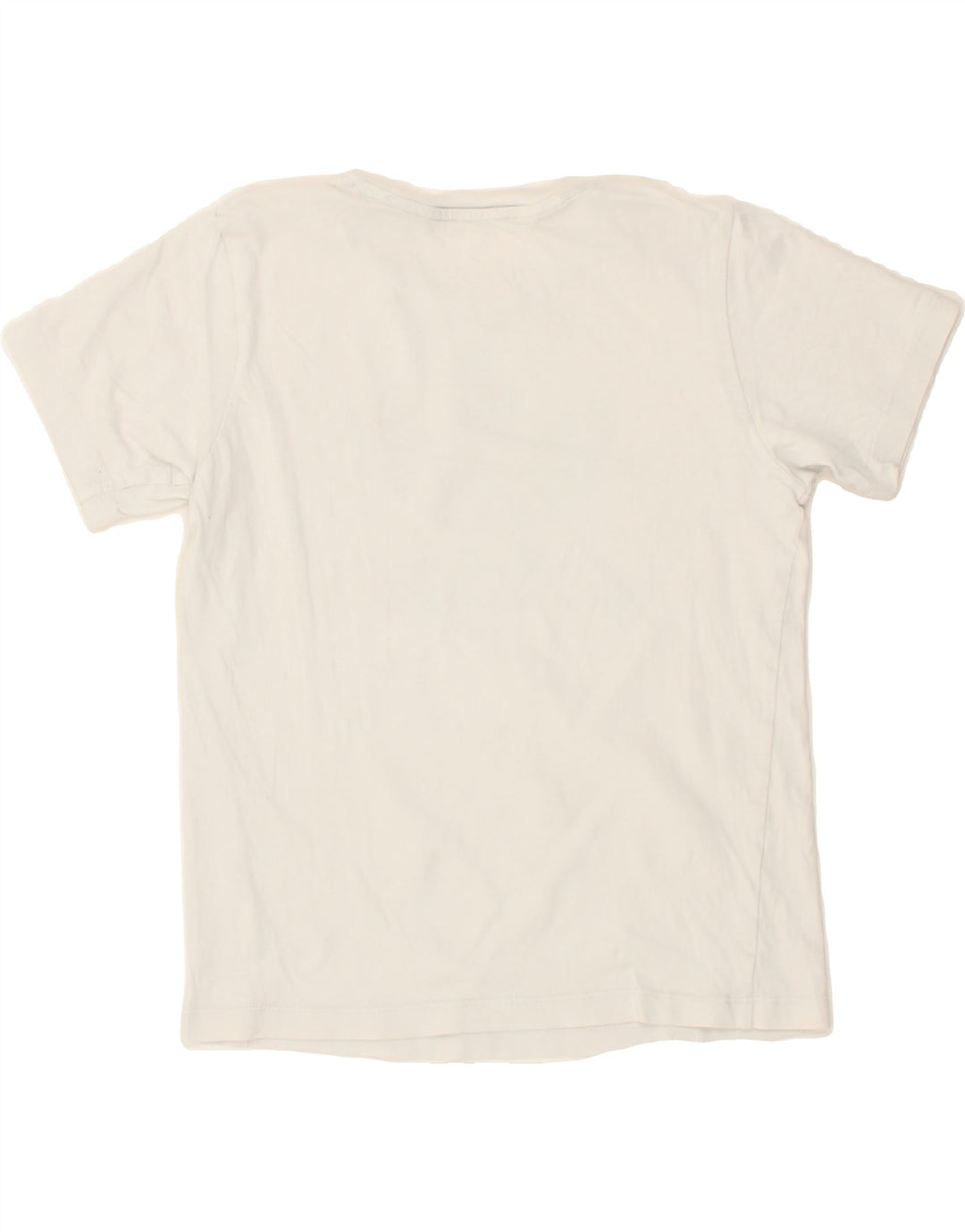ADIDAS Girls Graphic T-Shirt Top 9-10 Years White Vintage Adidas and Second-Hand Adidas from Messina Hembry 