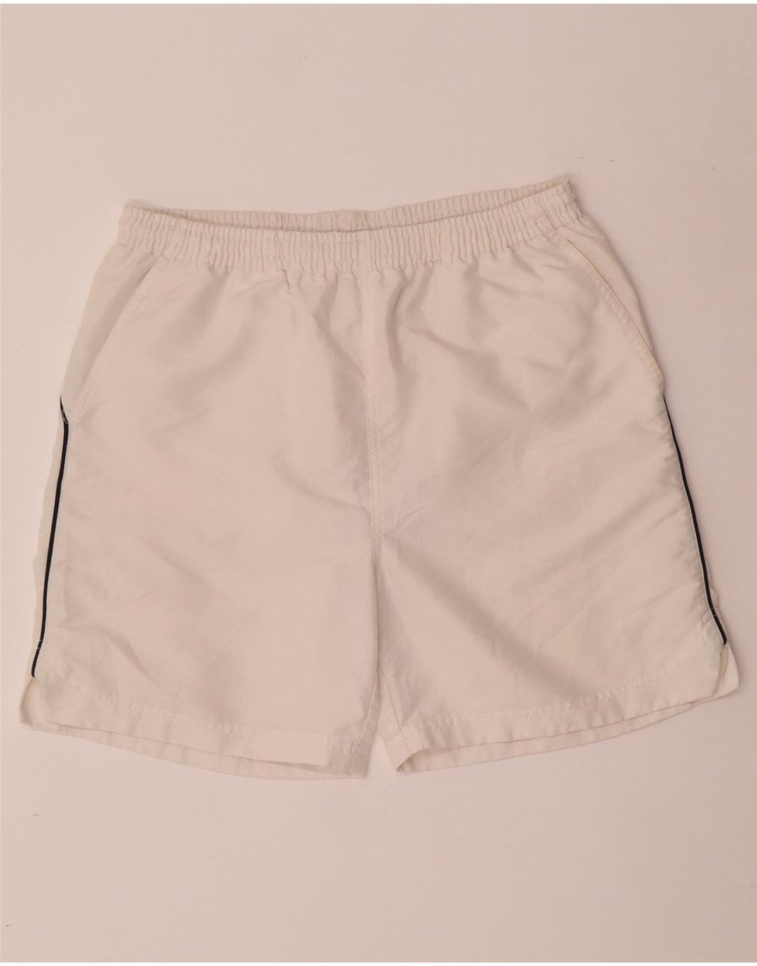 FILA Mens Sport Shorts Pequeno Poliéster Branco