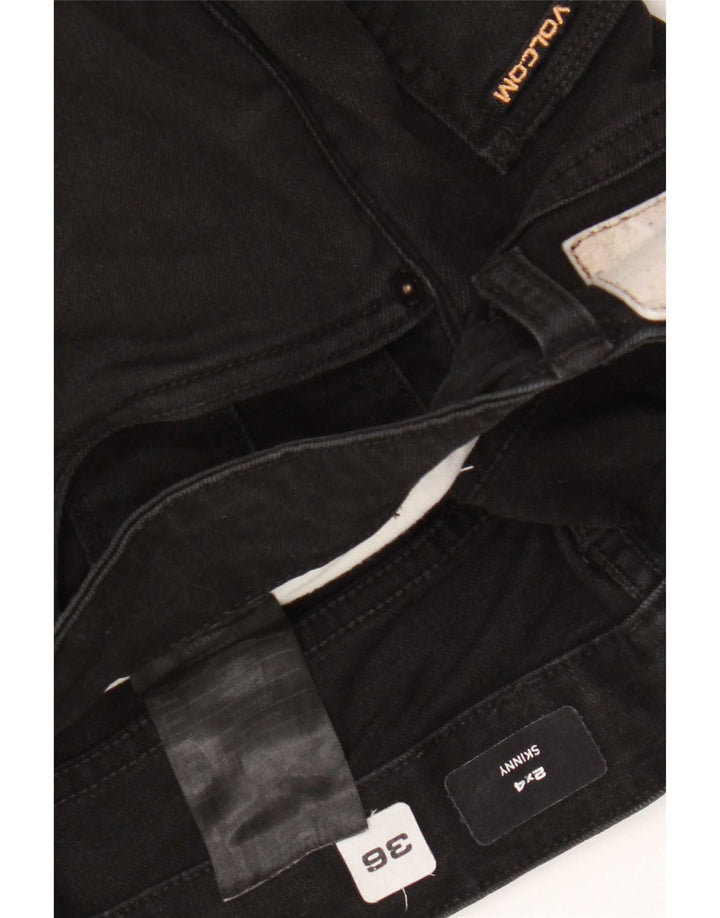 Volcom Jeans Skinny Masculino W36 L32 Algodão Preto