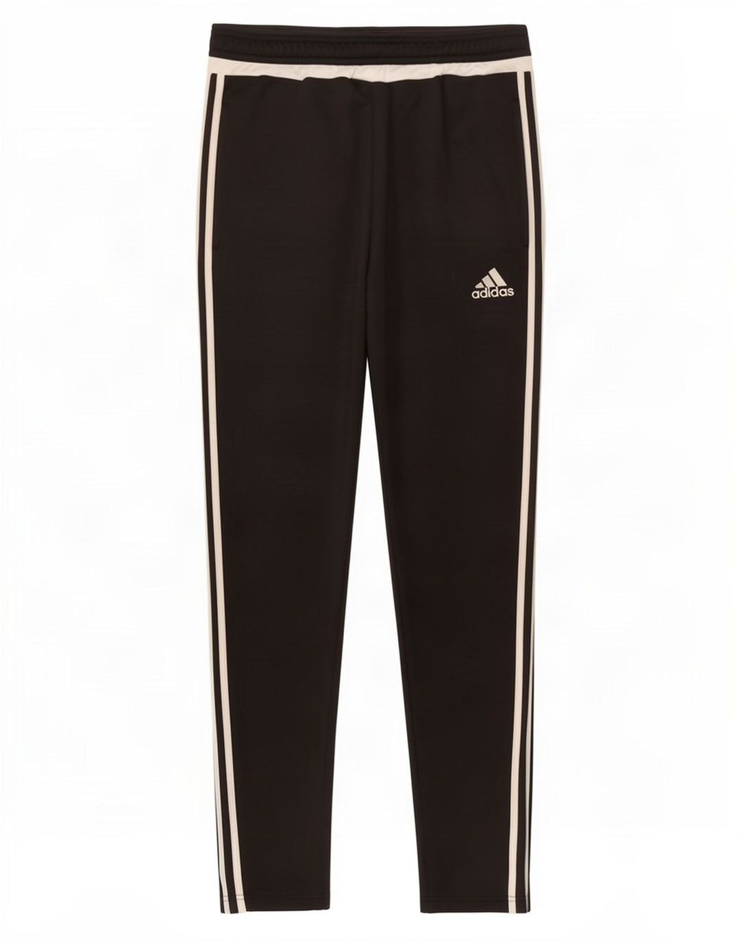 Calça de treino masculina Adidas Climalite médio preto colorblock poliéster