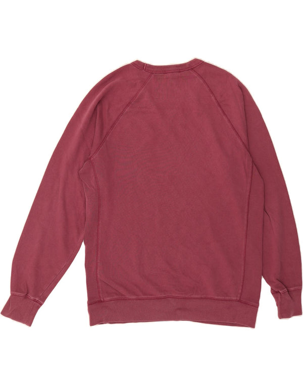 GAP Moletom Masculino Jumper Grande Algodão Borgonha