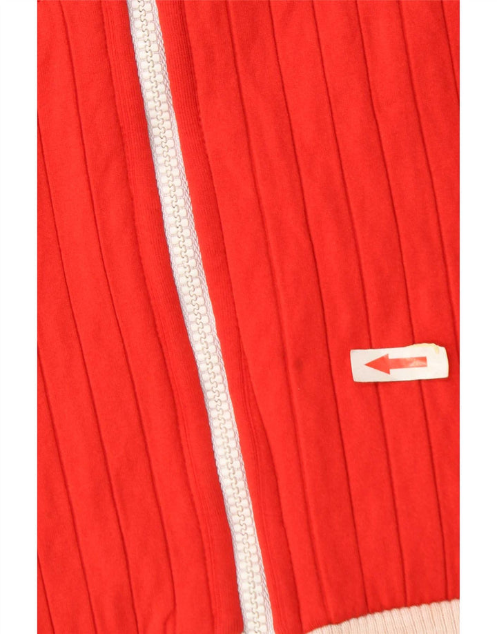 gafanhotos Womens Tracksuit Top Jacket IT 38 XS Vermelho Colourblock