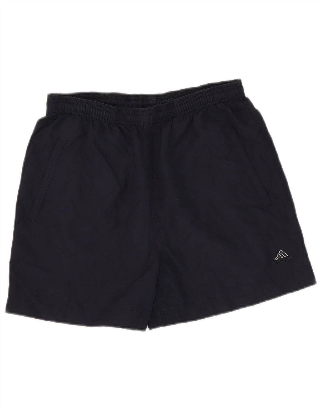 Shorts esportivos femininos Adidas UK 12 poliéster azul marinho médio