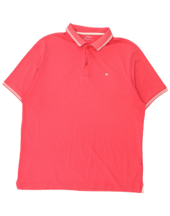 Camisa polo masculina Champion XL algodão rosa