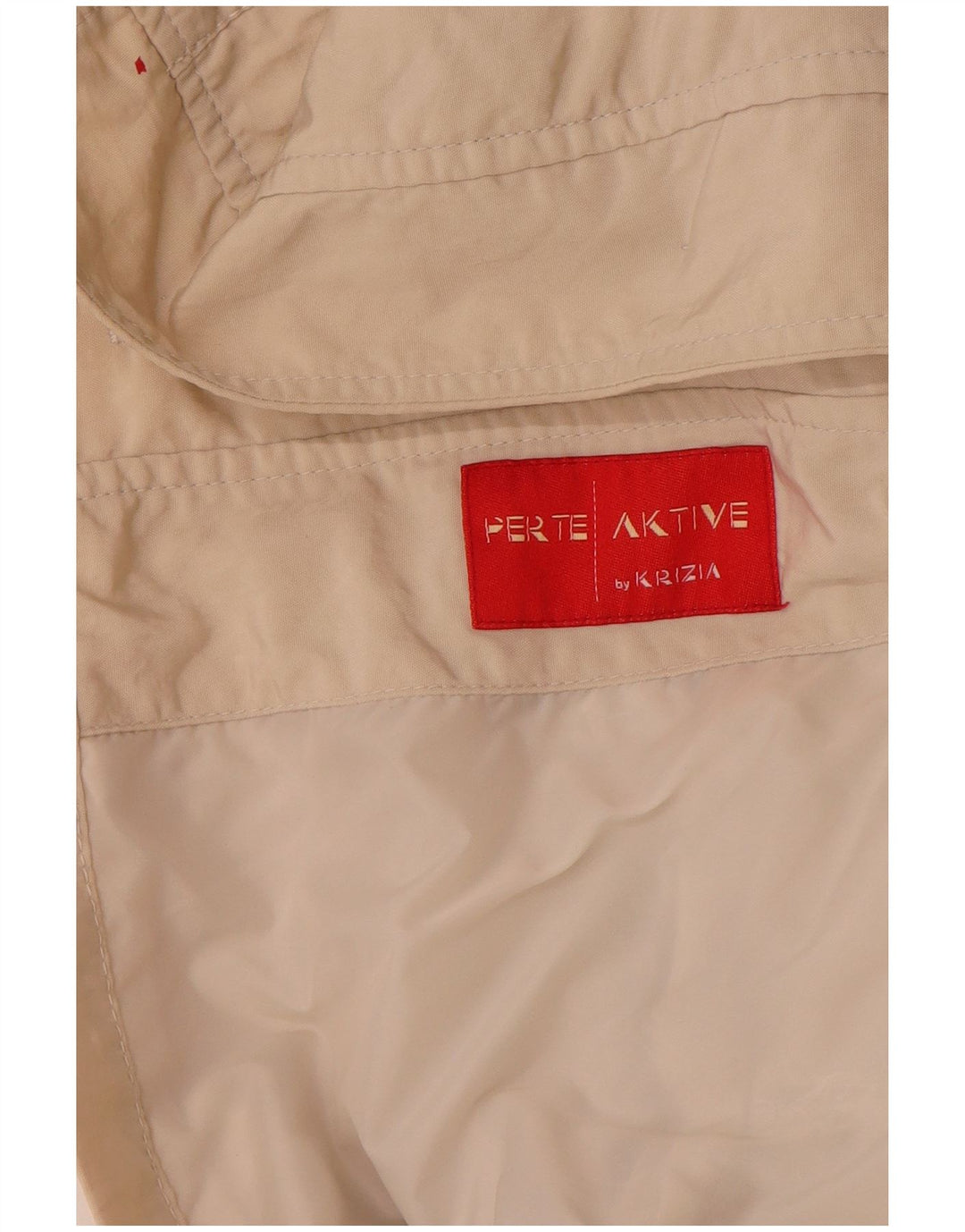 Jaqueta utilitária feminina Perte by Krizia tamanho 21 médio off white poliamida
