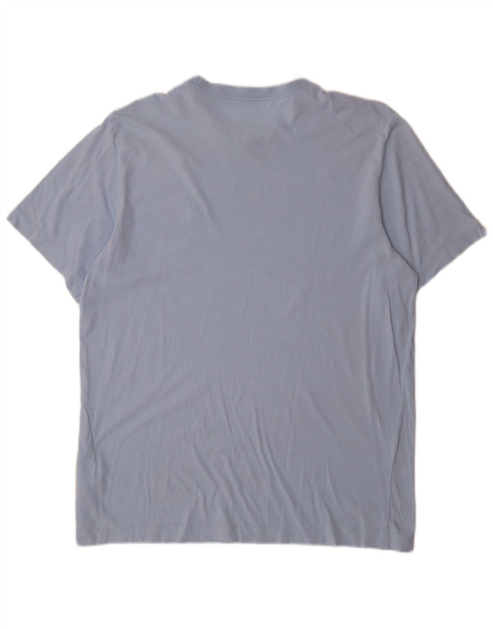 Camiseta masculina Nike grande algodão azul