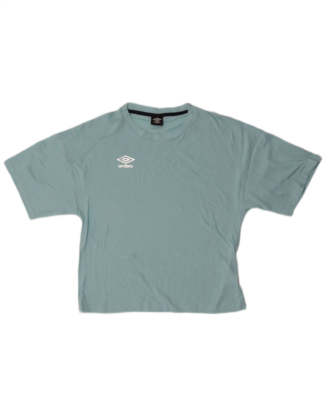 Camiseta feminina Umbro UK 14 algodão azul médio