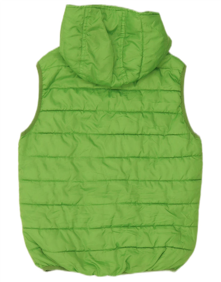 Colete acolchoado com capuz para meninos Champion 9-10 anos poliéster verde