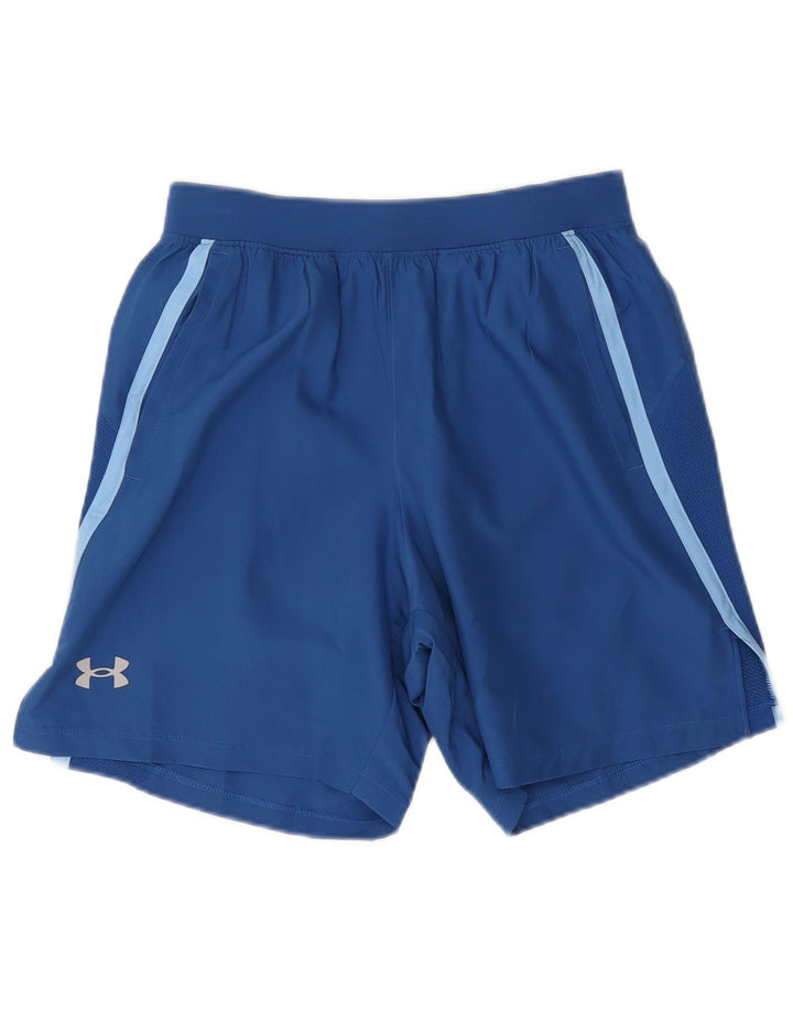 Under Armour Mens Sport Shorts Pequeno Azul Poliéster
