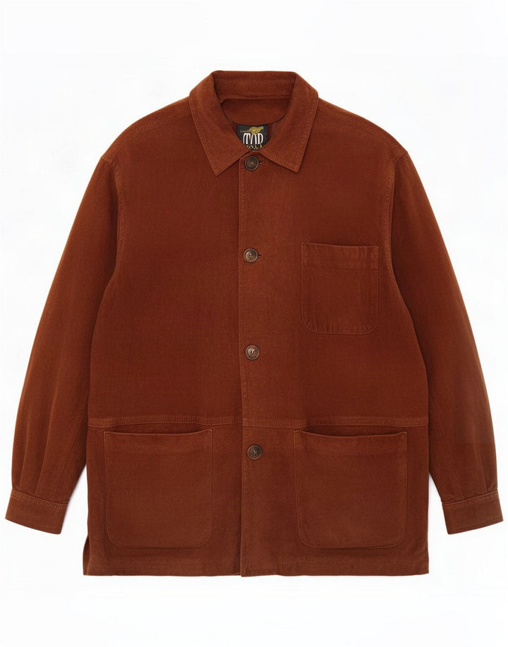Jaqueta de camurça masculina vintage Reino Unido 40 grande marrom