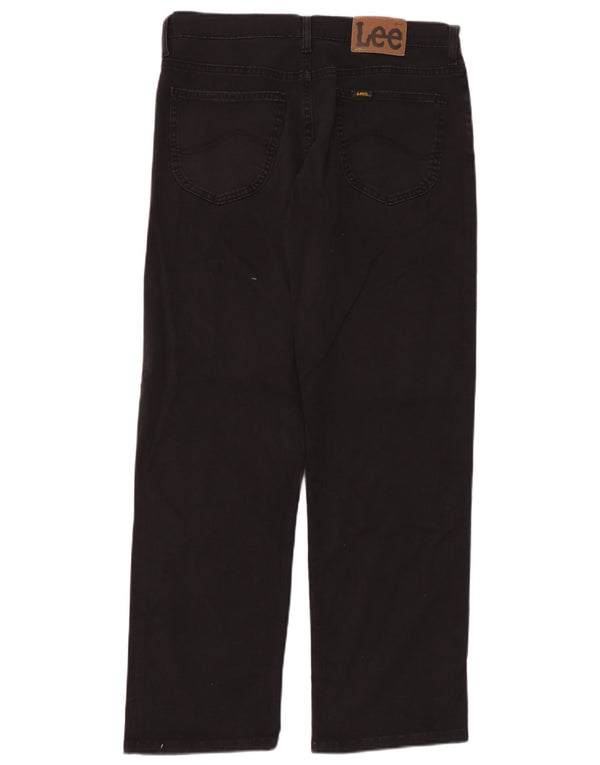 Calça jeans reta masculina Lee W34 L30 preta