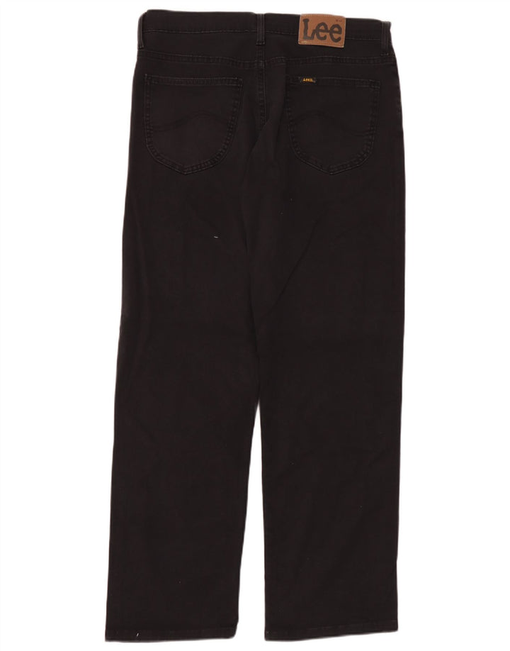 Calça jeans reta masculina Lee W34 L30 preta