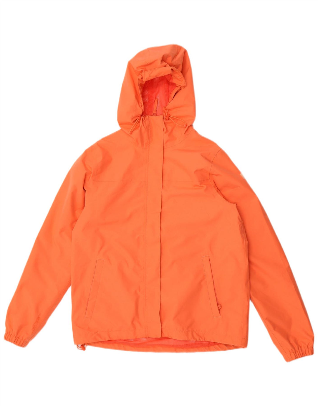 Jaqueta de chuva com capuz feminino Helly Hansen UK 14 poliéster laranja médio