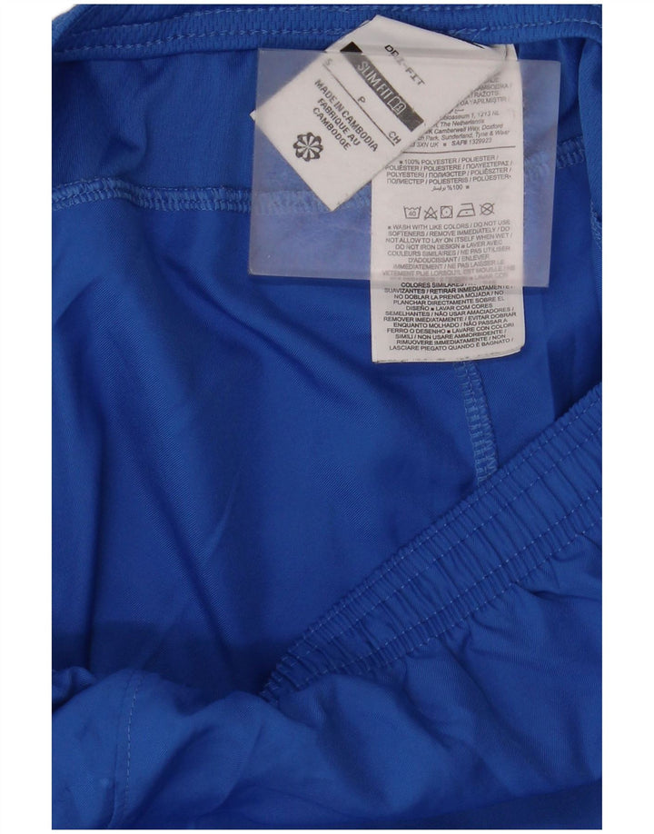 Nike Mens Dri Fit Slim Fit Sport Shorts Pequeno Azul Poliéster