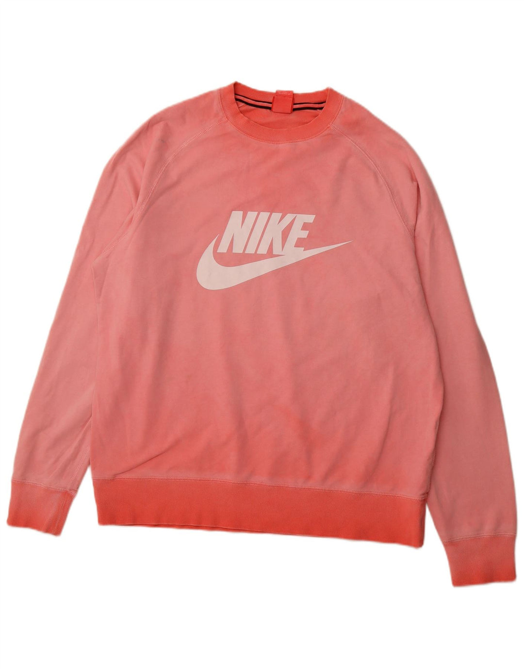 NIKE Mens Graphic Moletom Jumper XL Rosa Algodão