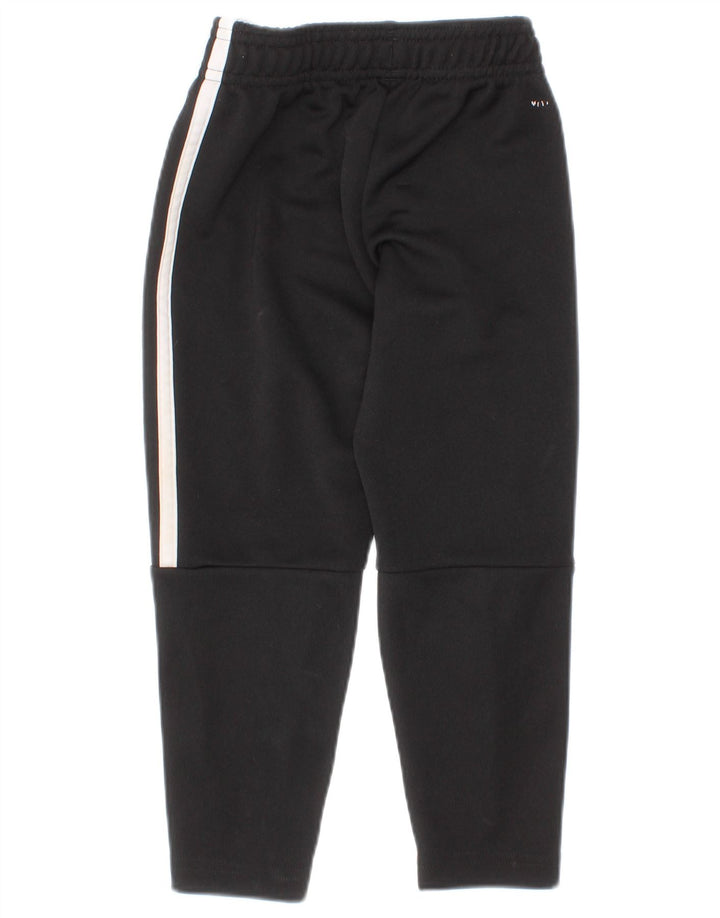 Calças de treino Adidas meninos 2-3 anos preto poliéster esportivo