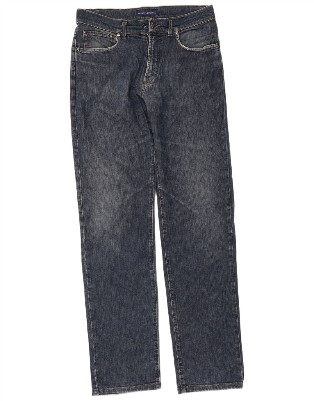 Jeans retos masculinos Trussardi W34 L33 azul