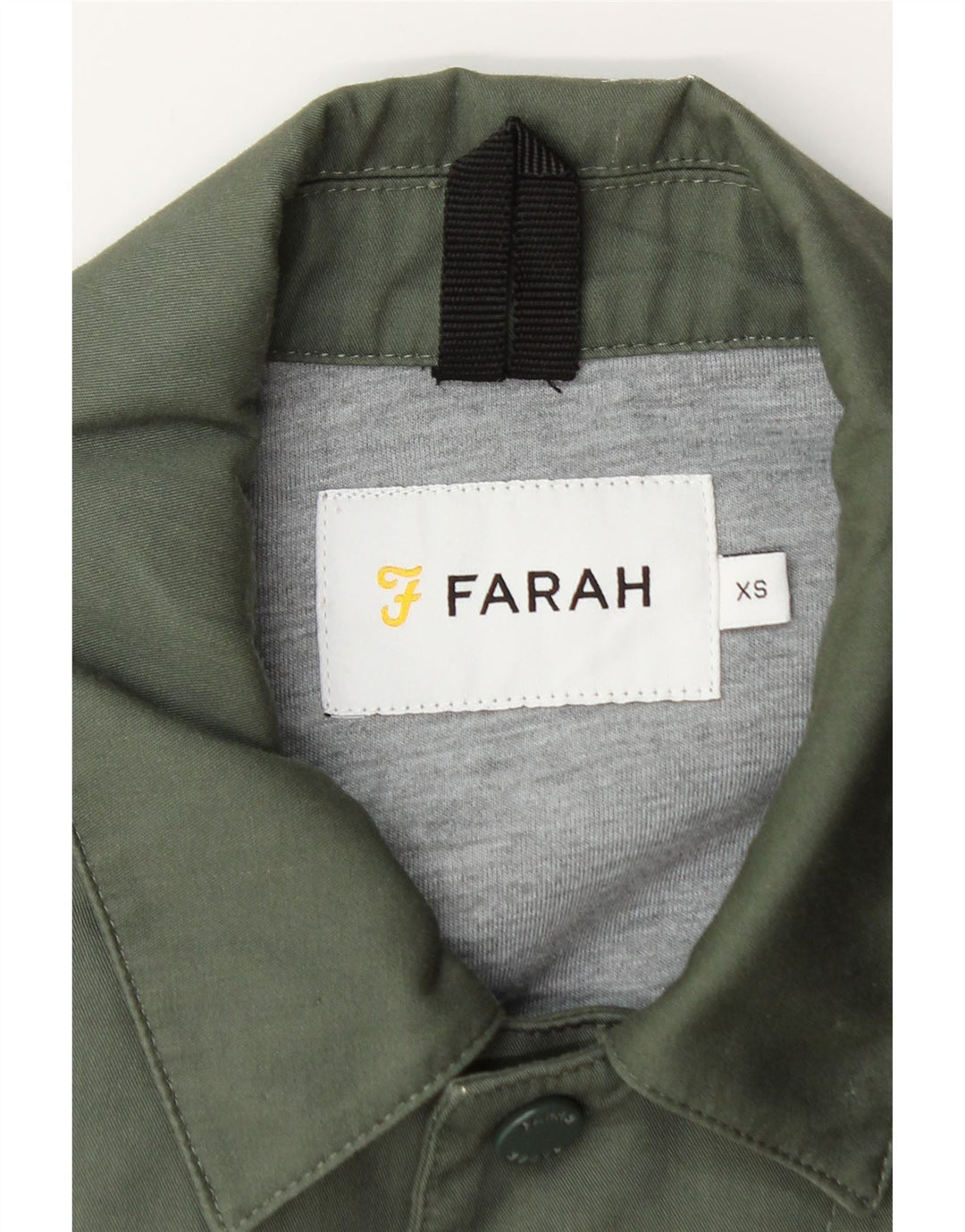 Jaqueta bomber masculina FARAH UK 34 XS poliéster verde