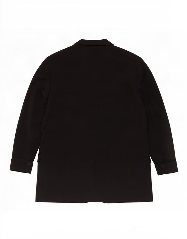 Zara Jaqueta blazer feminina manga 3/4 aberta Reino Unido 18 XL preta