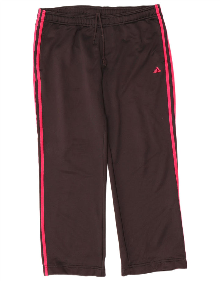 Calça Adidas Climalite Feminina UK 16/18 Grande Poliéster Preto