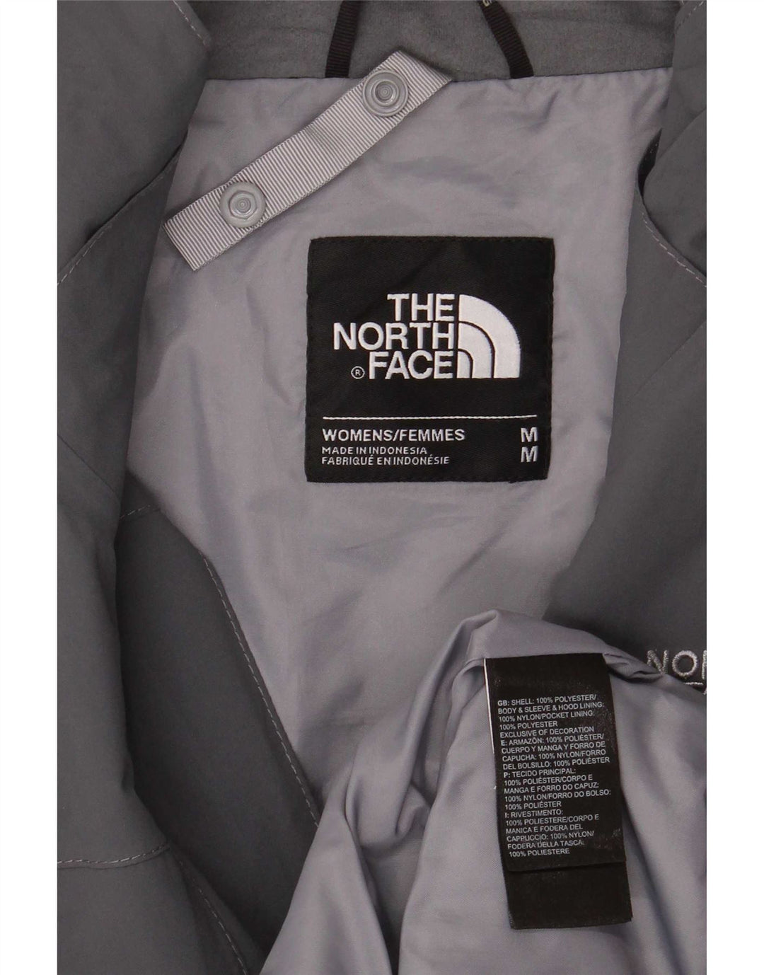 Jaqueta corta-vento feminina The North Face Dryvent UK 14 cinza médio