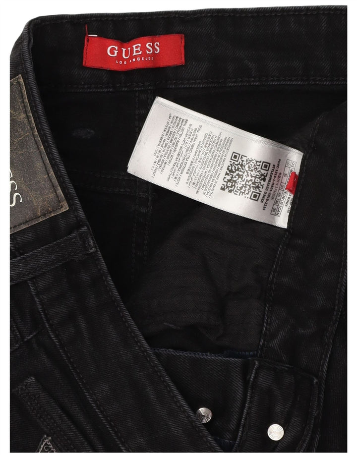 Guess Jeans Slim Masculino W30 L31 Algodão Preto