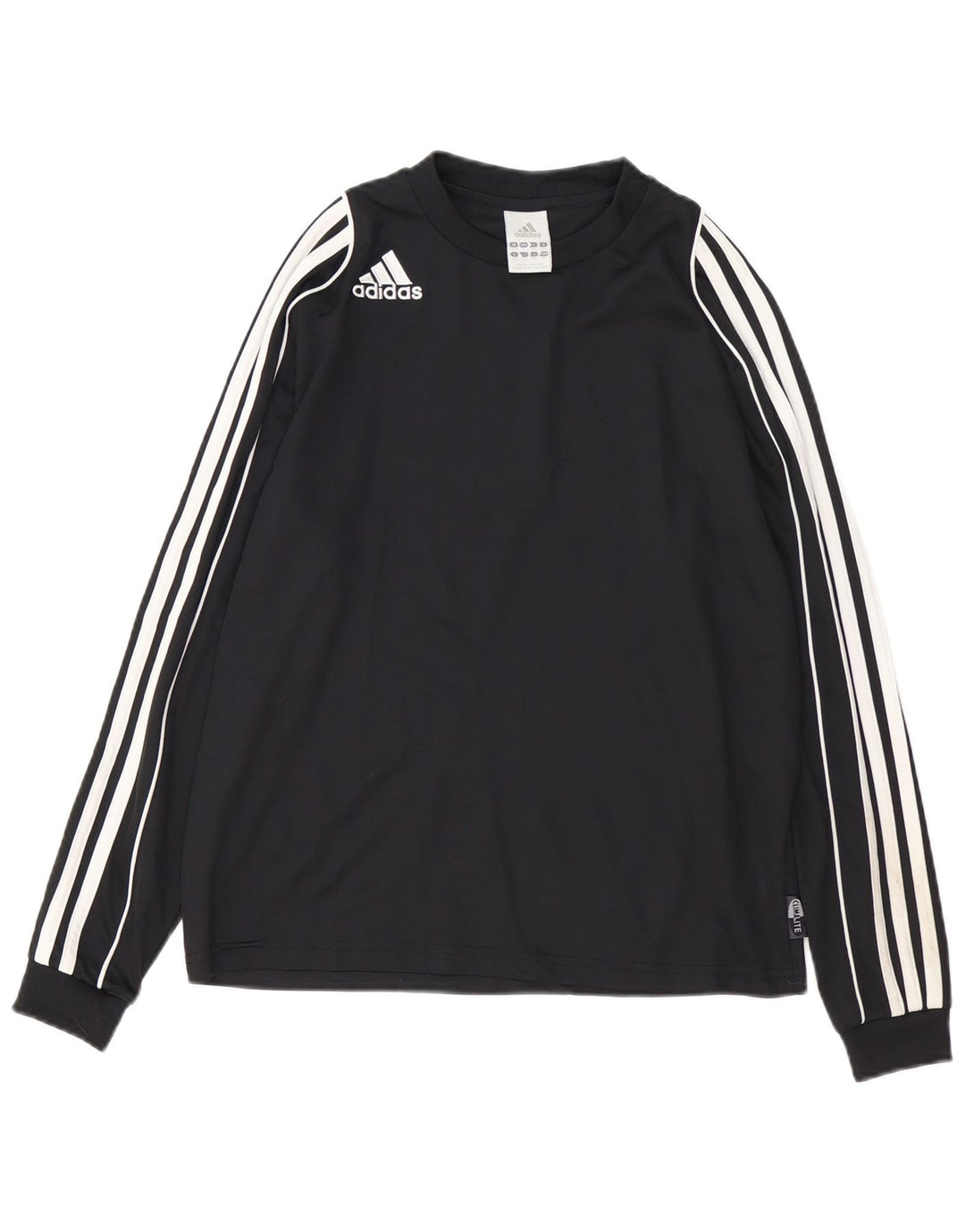 Top ADIDAS Menino Climalite Manga Comprida 13-14 Anos Preto Poliéster