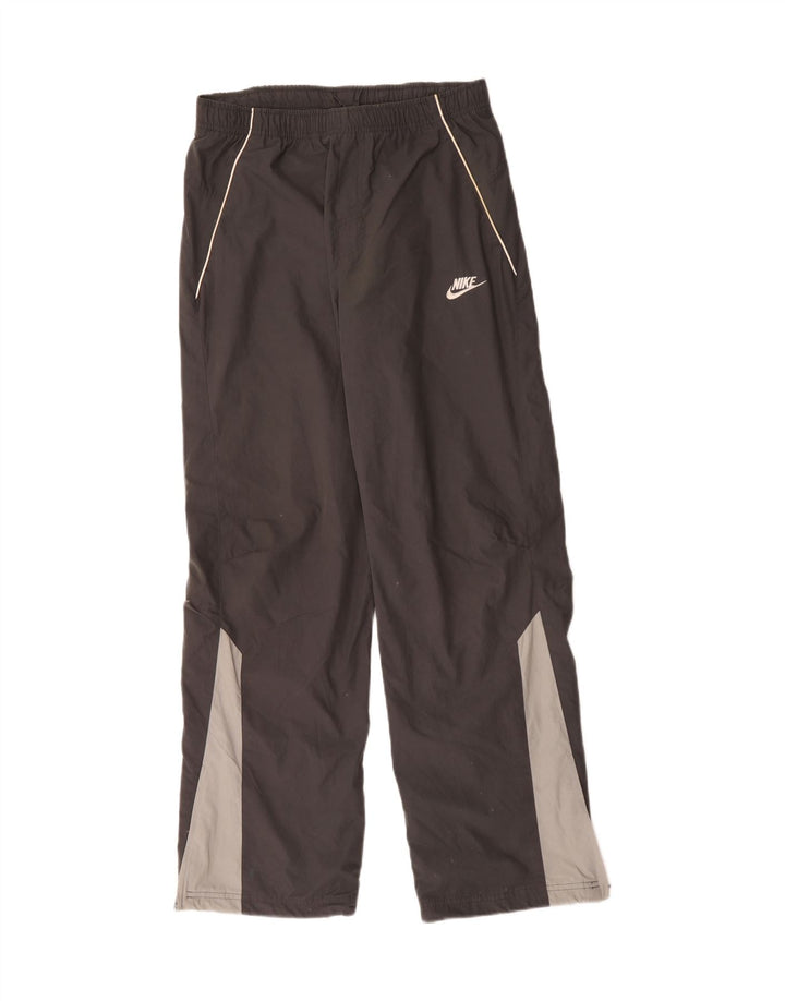 Calças impermeáveis Nike Boys 13-14 anos XL cinza colorblock poliéster