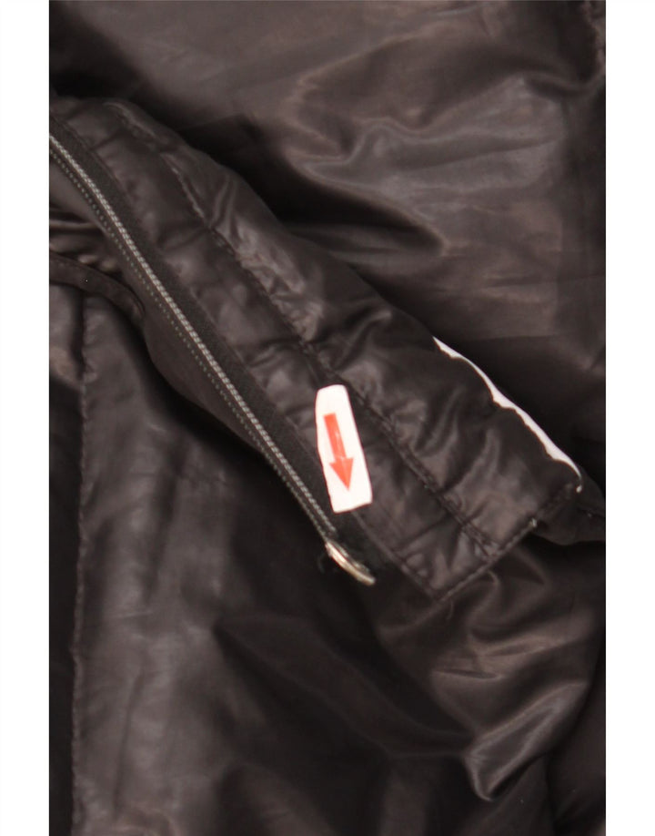 Casaco acolchoado com capuz feminino Champion UK 18 XL poliéster preto