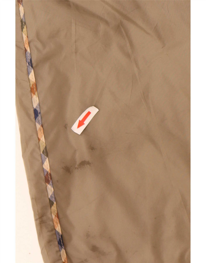 Aquascutum Mens Chino Shorts IT 50 Grande W36 Cinza Poliamida