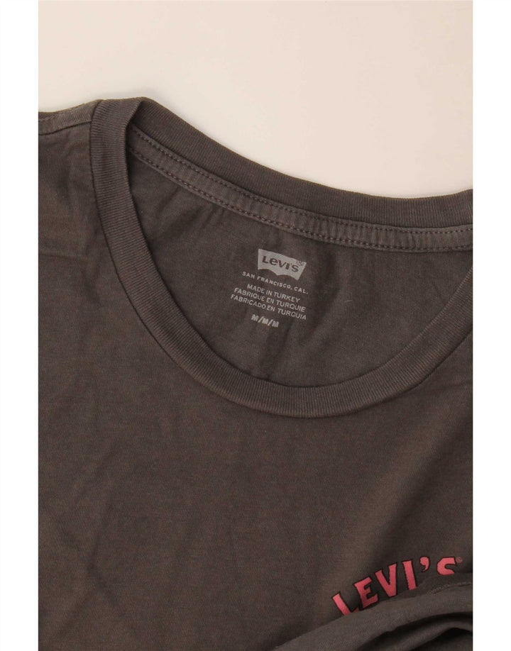 Camiseta gráfica masculina Levi's cinza médio