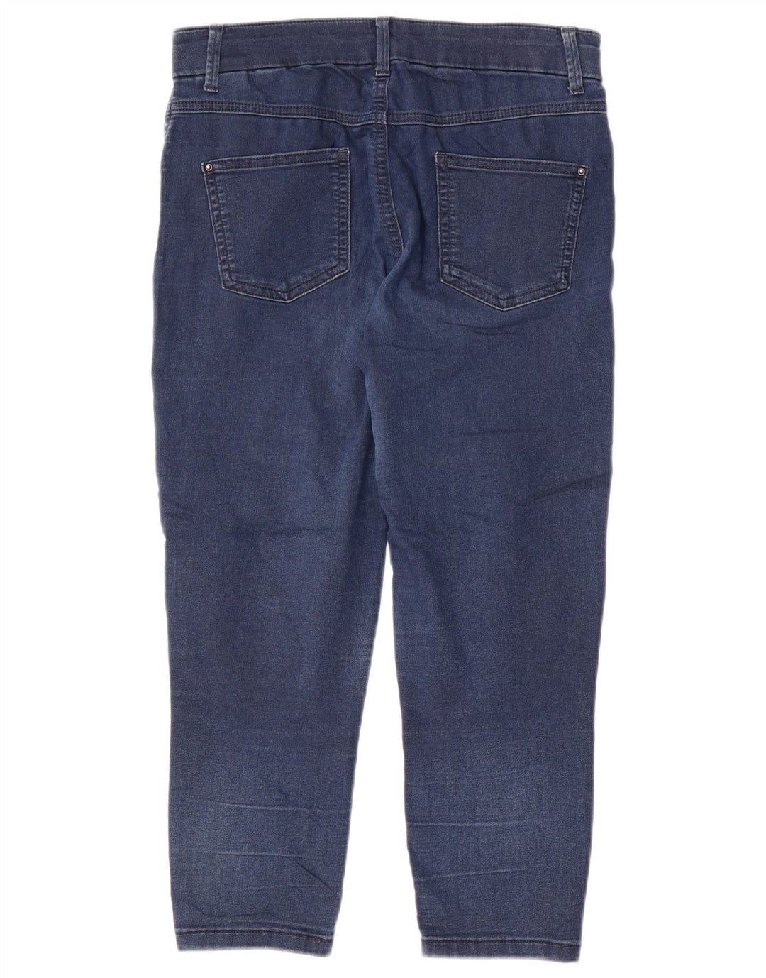 Calça jeans feminina Marks & Spencer UK 12 médio W30 L21 algodão azul
