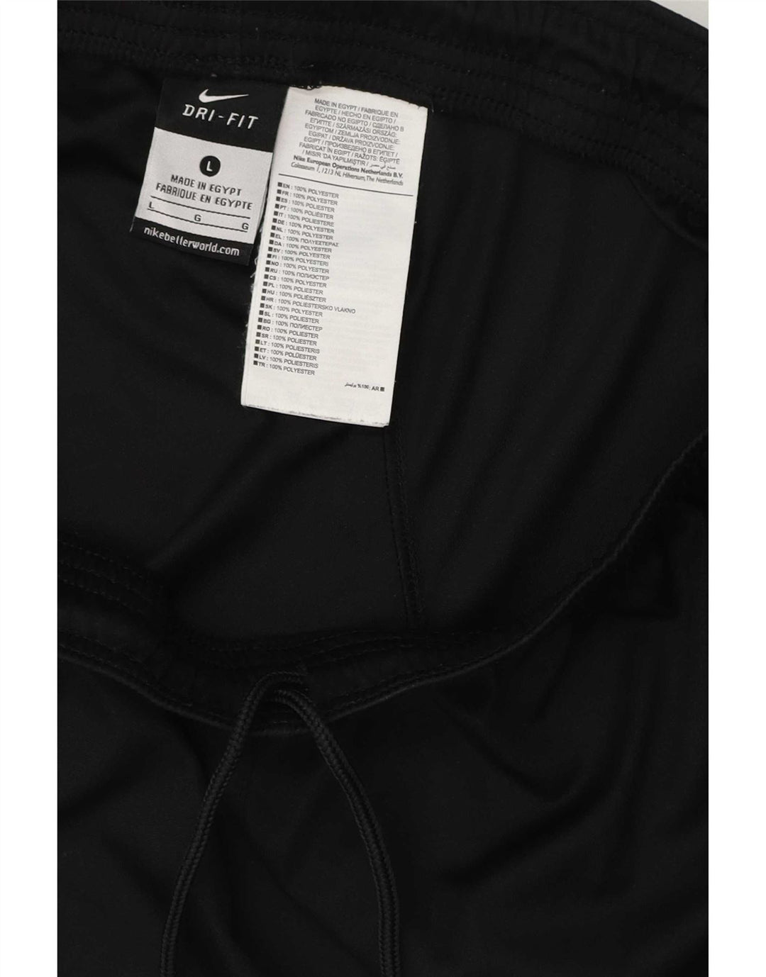 Nike Mens Dri Fit Sport Shorts Grande Poliéster Preto