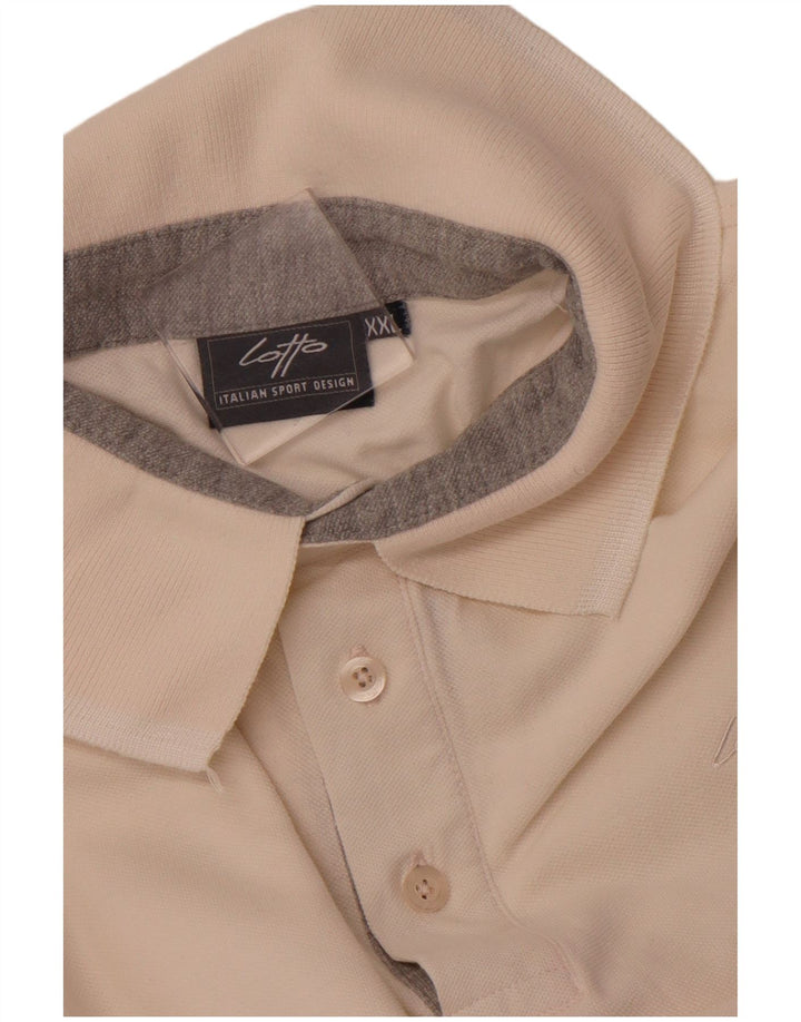 Camisa polo masculina LOTTO 2XL branca
