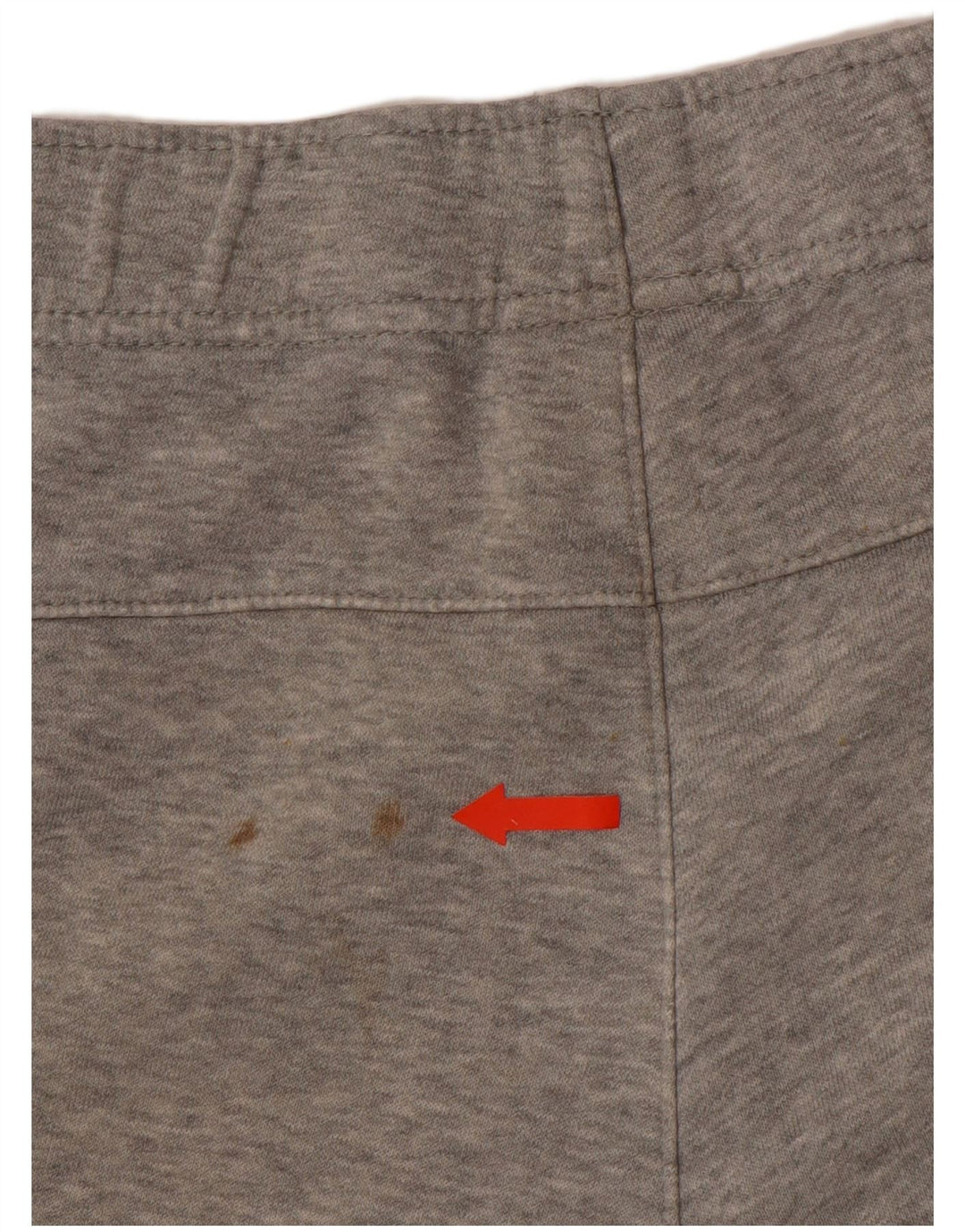 Calça de treino masculina NIKE Joggers grande cinza colorblock algodão