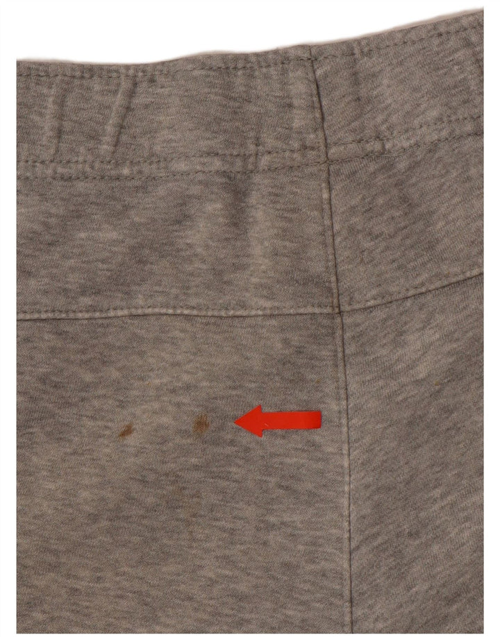 Calça de treino masculina NIKE Joggers grande cinza colorblock algodão