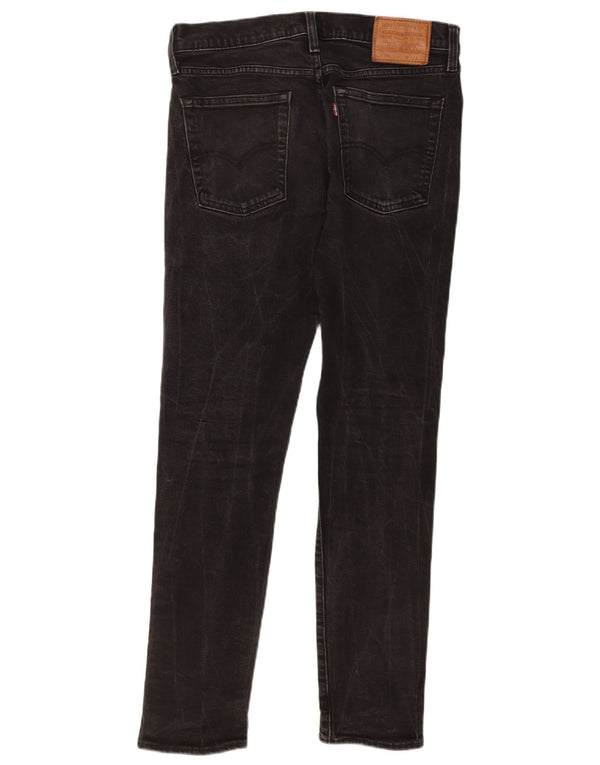 Levi's Masculino 510 Skinny Jeans W32 L32 Algodão Preto