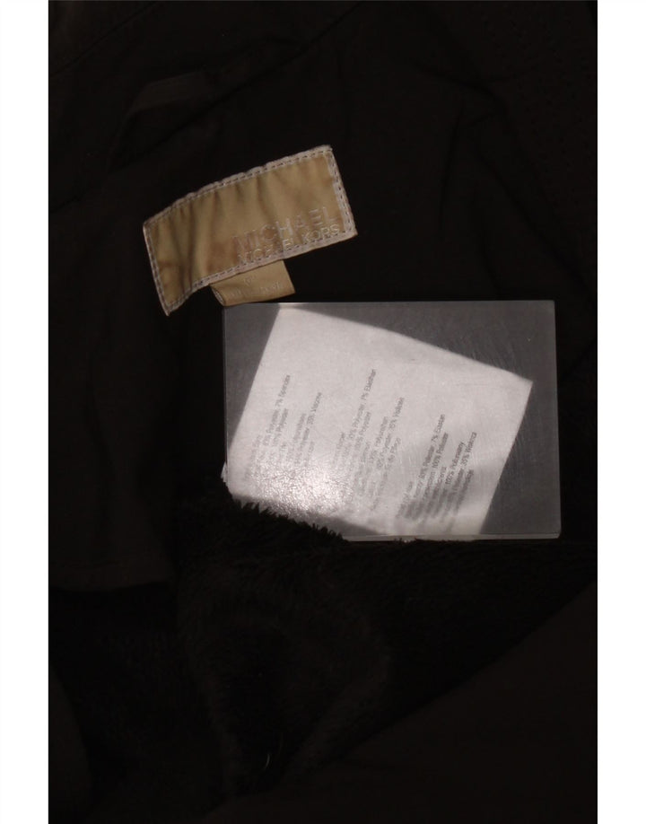 Jaqueta militar feminina Michael Kors UK 18 XL poliéster preto