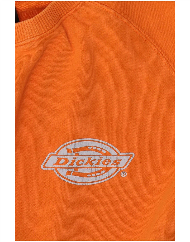 Dickies moletom masculino jumper médio laranja algodão
