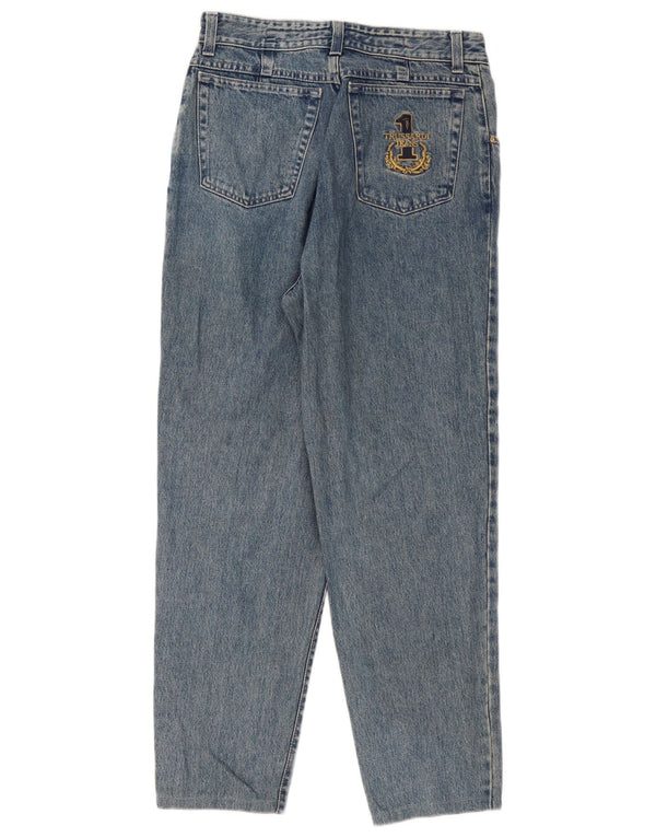 Trussardi Jeans Feminino Tapered IT 48 XL W34 L28 Azul Algodão