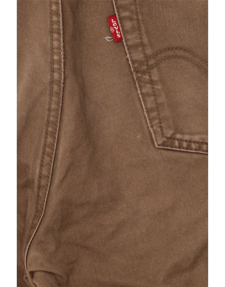 Levi's Masculino 751 Straight Jeans W32 L30 Marrom Algodão