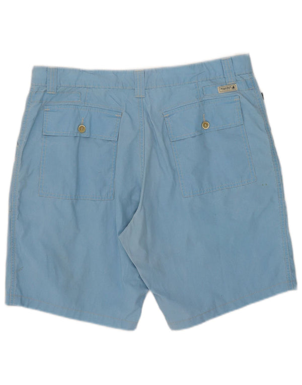 Brooksfield Mens Chino Shorts W36 Grande Algodão Azul
